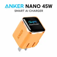 Anker - CARGADOR NANO 45W SMART AI - COLOR NARANJA