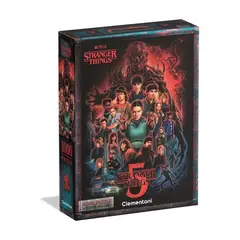 Clementoni - Rompecabezas Stranger Things 5 Netflix x1000 pzas