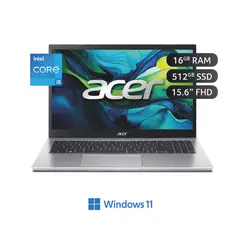 ACER - Laptop A315-59-596Z 15.6" FHD Intel Core i5-1235U 512GB SSD 16GB RAM Intel UHD Graphics Windows 11 plata