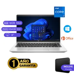 HP - LAPTOP REACONDICIONADO PROBOOK 440 G9 CORE I7 12VA/ 16GB RAM/ 256GB SSD/ 14"