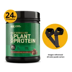 Optimum Nutrition - Proteina Vegana 100% Plant Gold Standard 1lb Chocolate con portasuplementos