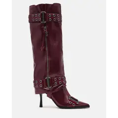 STEVE MADDEN - Botas Mujer Showcaser Guinda v1