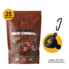 DRAGON PHARMA - Crema de Arroz Creamy Rice Cereal Chocolate Brownie con portasuplementos