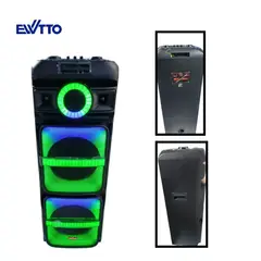 EWTTO - PARLANTE 1000WATTS PMPO BTUSBTFFMAUXMICLUZ RGB + MICROFONO INALAMBRICO EW-P519MBC