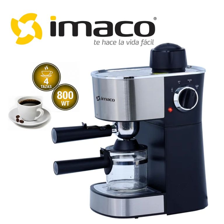 CAFETERA ESPRESSO 800 WATTS 4 TAZAS MOD IECM3503