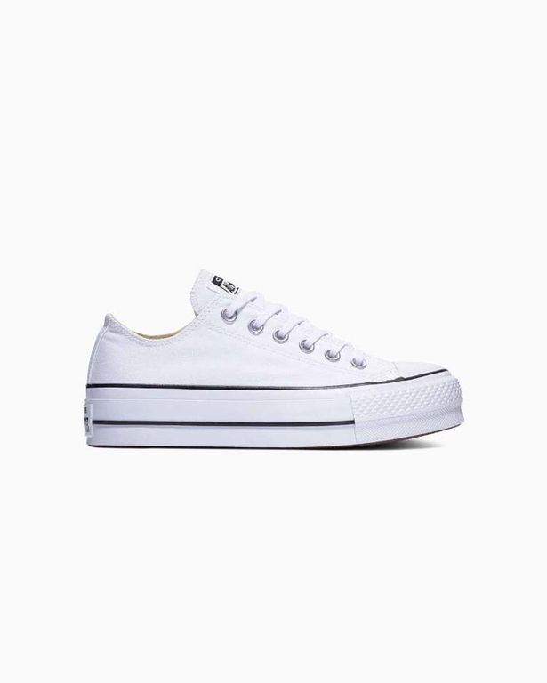 Zapatillas Mujer Chuck Taylor All Star Platform Ox Blanco