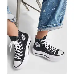 CONVERSE - Chuck Taylor All Star Lift Double Platform Negro v1