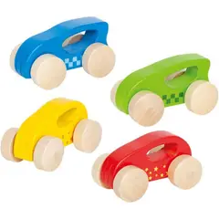 HAPE - Auto mini de madera color aleatorio