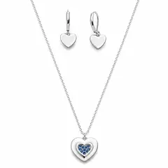 Esika - Set Collar + Aretes Blue is Love