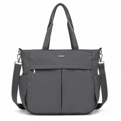 KELLER - Bolso para Mujer Impermeable con Gran Capacidad y Correa Ajustable Plomo CT2
