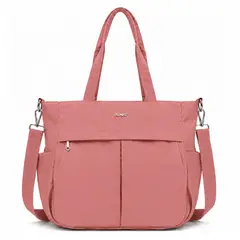 KELLER - Bolso para Mujer Impermeable con Gran Capacidad y Correa Ajustable Rosado CT2