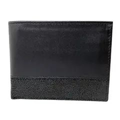 ARIEL - Billetera en cuero natural vacuno color natural Rilhes Leather