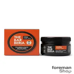 THE BARBERIA - Cera – Volumen & Pasta Matificante Efecto Mate 70gr
