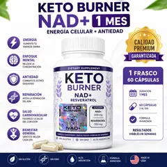 GENERICO - NAD + Resveratrol Pack x 1 ( 60 CAPS ) KetoBurner Premium NAD