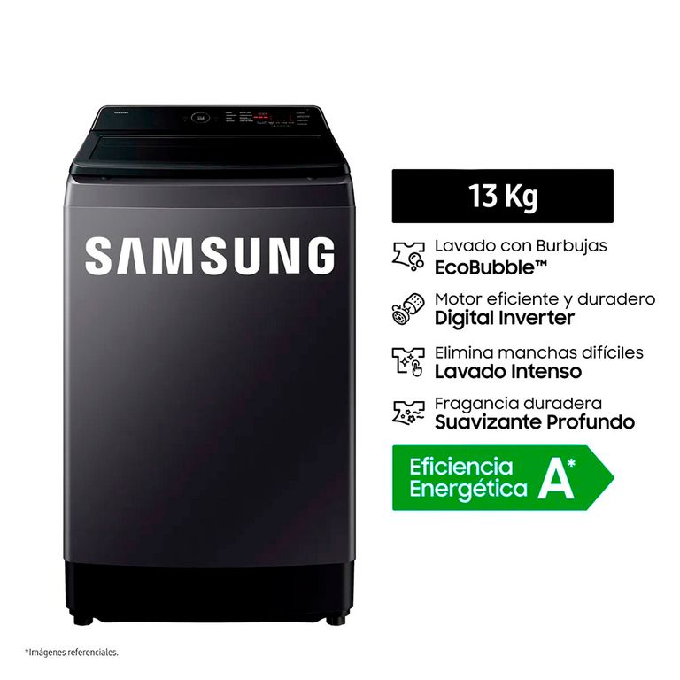 Lavadora Automática Carga Superior 13KG WA40F13E4C - Gris