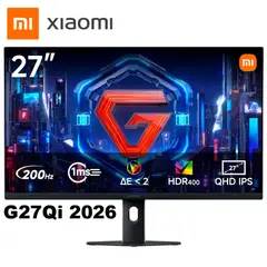 XIAOMI - Monitor G27Qi 2026 27" 2K QHD 200Hz IPS 1ms HDR400 FreeSync Gaming