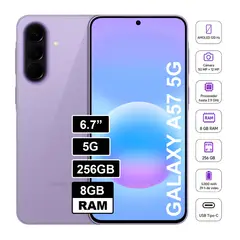 SAMSUNG - Smartphone Galaxy A57 5G 8GB 256GB Violeta