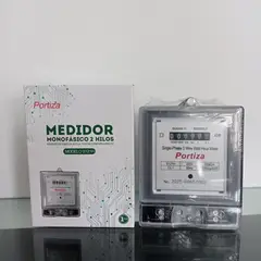 GENERICO - MEDIDOR ANÁLOGO MONOFÁSICO 2 HILOS - PORTIZA