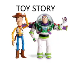 GENERICO - Set de Figuras de Acción Comisario Woody y Buzz Lightyear