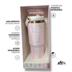 HYDRAPEAK - Vaso térmico insultado 32 Oz 946 ml Nomad 24h frío 12h caliente con sorbete y asa