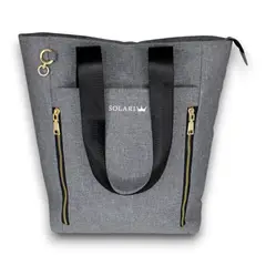 SOLARI - Bolso Tela IvaBag Porta Laptop Bolso de Viaje y Gym Cartera Tote De Viaje Mujer