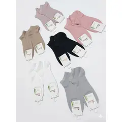 PEACE AND LOVE - Pack 12 Medias Sin Costura Colores Variados Mujer Standard Modelo Amanecer
