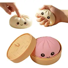 TIOZONEY - 2PCS Squishy De Dumpling Antiestrés Diversion Niños