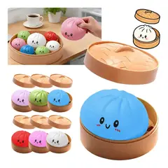 TIOZONEY - 6PCS Squishy De Dumpling Antiestrés Diversion Niños