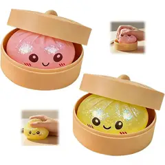 TIOZONEY - 2PCS Squishy De Dumpling Antiestrés Diversion Niños