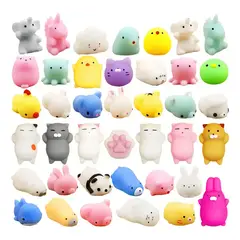 TIOZONEY - Squishy Kawaii Baratos Antiestres Mochi Juguete Niños 50 Unidades