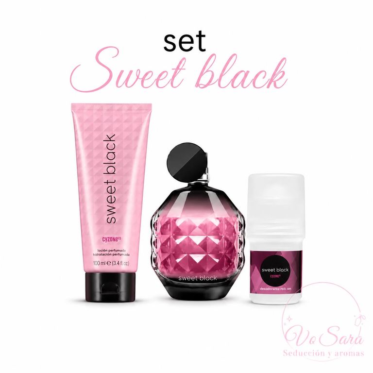 Set sweet Black perfume de mujer -