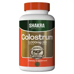 SHAKRA - Bovine 1000mg Colostrum 120 Capsules Calostro bovino