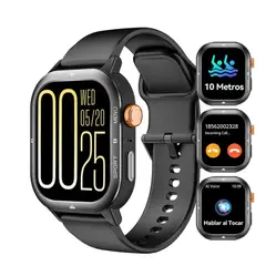 CUBOT - Reloj Inteligente U1, 1.93" HD 300mAh, Impermeable Watch de Fitness