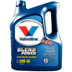 GENERICO - Aceite de Motor Valvoline Proteccion Blend Sintetico 20W-50 4QT