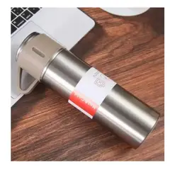 GENERICO - Set Termo Para Agua Caliente/fría + 3 Tazas de 500 ml Beige