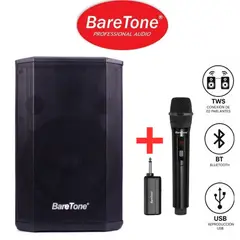 BARETONE - Promo Parlante profesional MAX-B8 con 02 Microfonos