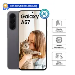 SAMSUNG - Celular Galaxy A57 5G 256 GB Gray SM-A576BZANLTP