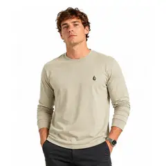 VOLCOM - POLO ML STONE BLANKS BSC LST A3632503PR-LBG