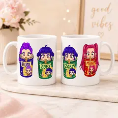 GENERICO - TAZA RUMI GUERRERAS KPOP - TAZAS PARA REGALO DE CUMPLEAÑOS