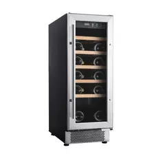 KITCHEN STUDIO - VINERA PARA 20 BOTELLAS KSW201TWISS ACERO - 1 PUERTA