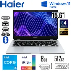 HAIER - LAPTOP Y15T I5 INTEL CORE I5-1135G7 8GB 512GB SSD 15.6 FHD INTEL IRIS XE 1LGF0000326