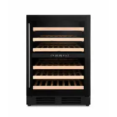KITCHEN STUDIO - VINERA PARA 46 BOTELLAS KSW462TWIBL VIDRIO NEGRO - 1 PUERTA - DOBLE TEMPERATURA