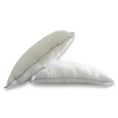 ARLIN TEXTIL - Pack 2 Almohadas Nuth Microfibra Poliéster Confort / Blanco Arlin 60 X 40