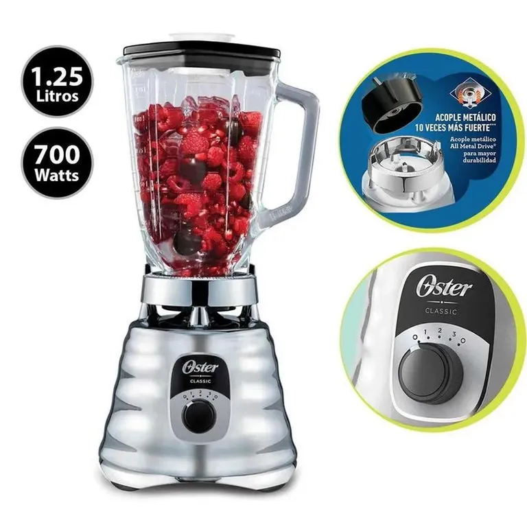 Licuadora 1.25LT Clásica 3 Velocidades - BLST4655