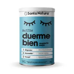 SANTA NATURA - ReZZZet Mezcla en polvo con Magnesio, Manzanilla y Toronjil 150 gr