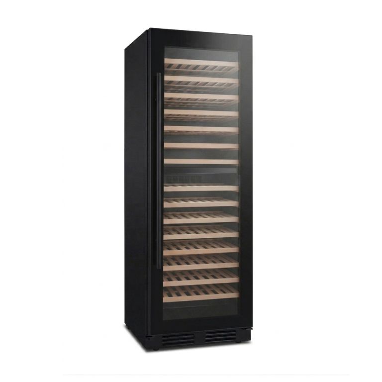 VINERA PARA 146 BOTELLAS KSW1462TWIBL VIDRIO NEGRO - 1 PUERTA - DOBLE TEMPERATURA