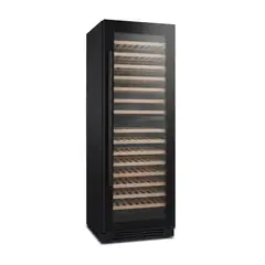 KITCHEN STUDIO - VINERA PARA 146 BOTELLAS KSW1462TWIBL VIDRIO NEGRO - 1 PUERTA - DOBLE TEMPERATURA