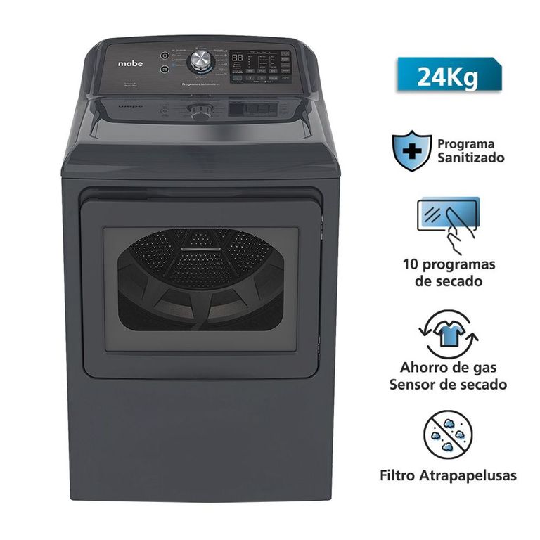 Secadora 24 Kg a Gas Gris SMG17R8MSDBB0