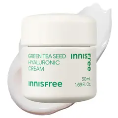 INNISFREE - Crema Hidratante con Te Verde + Acido Hialuronico - 50ml