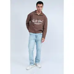 ISAGUE - SUDADERA ESTAMPADA PECH MANGA LARGA HOMBRE